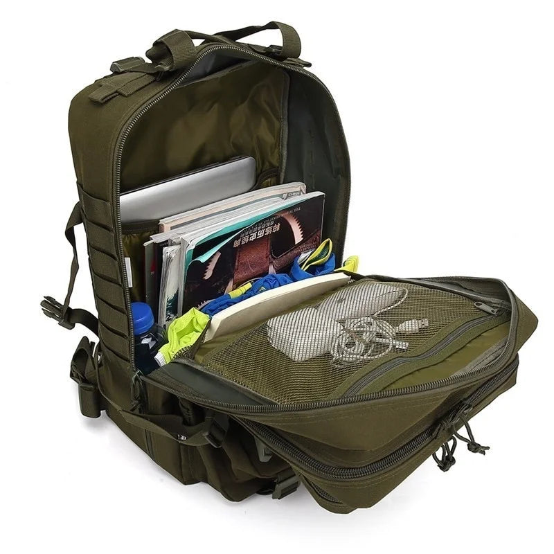 30L–50L Tactical Waterproof Rucksack – Rugged Outdoor Backpack