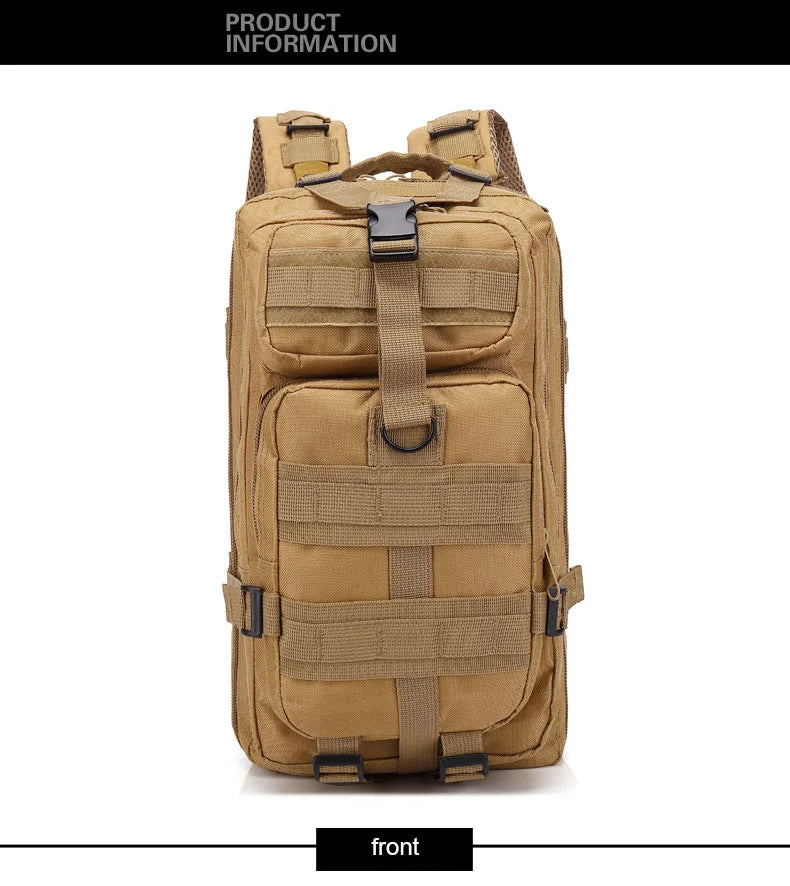 30L–50L Tactical Waterproof Rucksack – Rugged Outdoor Backpack