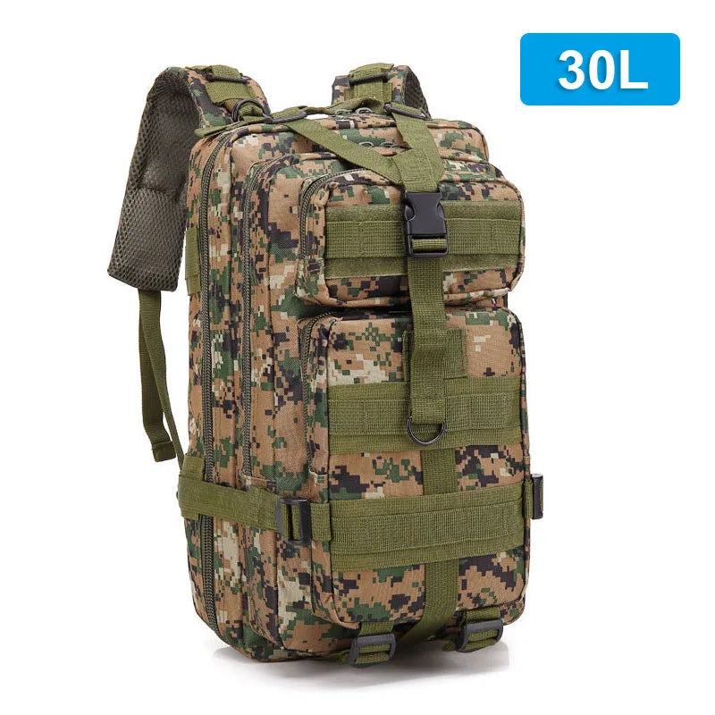 30L–50L Tactical Waterproof Rucksack – Rugged Outdoor Backpack