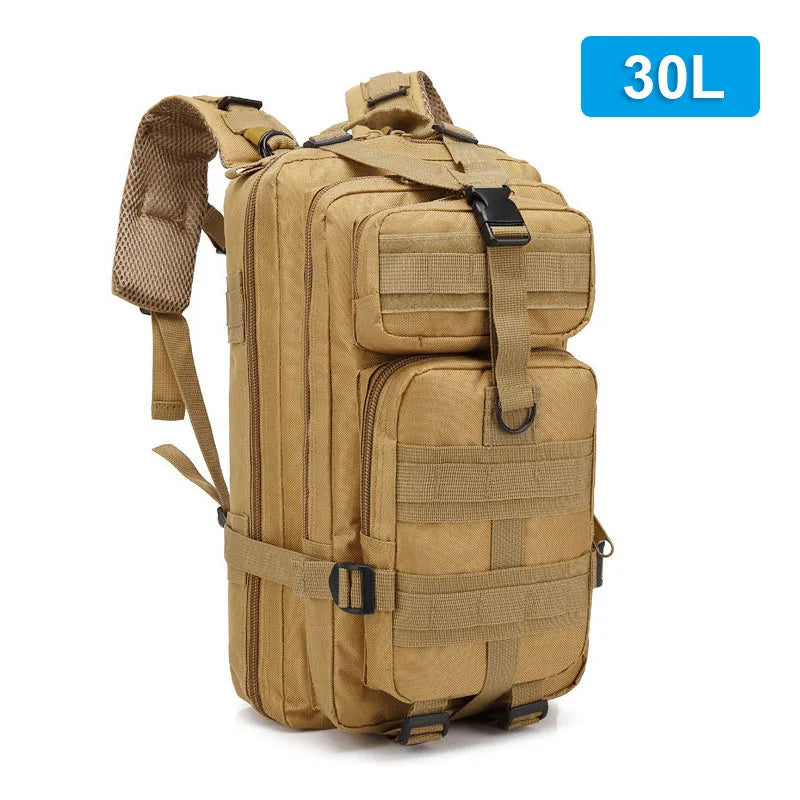 30L–50L Tactical Waterproof Rucksack – Rugged Outdoor Backpack