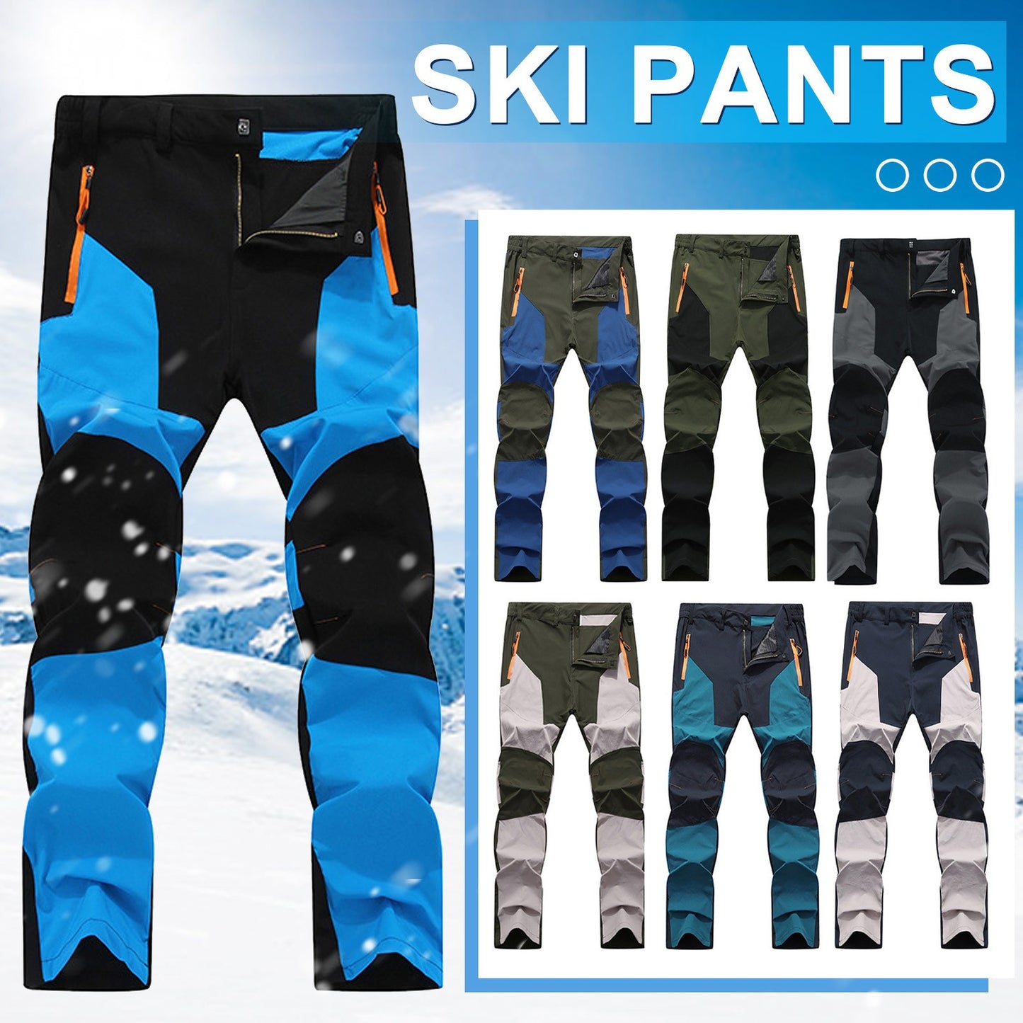 4 Season Casual Hiking Pants Fashion Men Keep Warm Fishing Pants Outdoors Sports Tactical Waterproof Mountain Trekking Pants