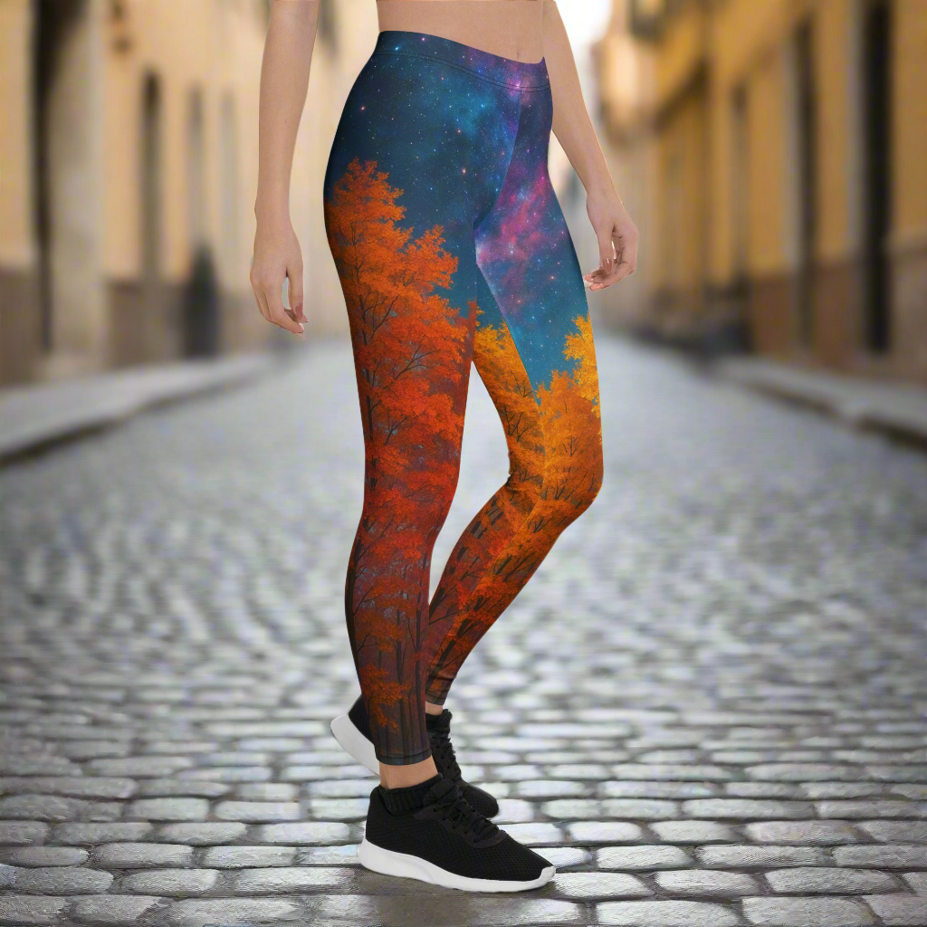 Galactic Fall Leggins