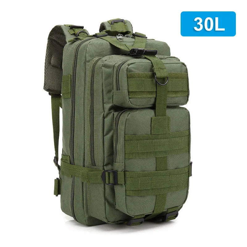 30L–50L Tactical Waterproof Rucksack – Rugged Outdoor Backpack