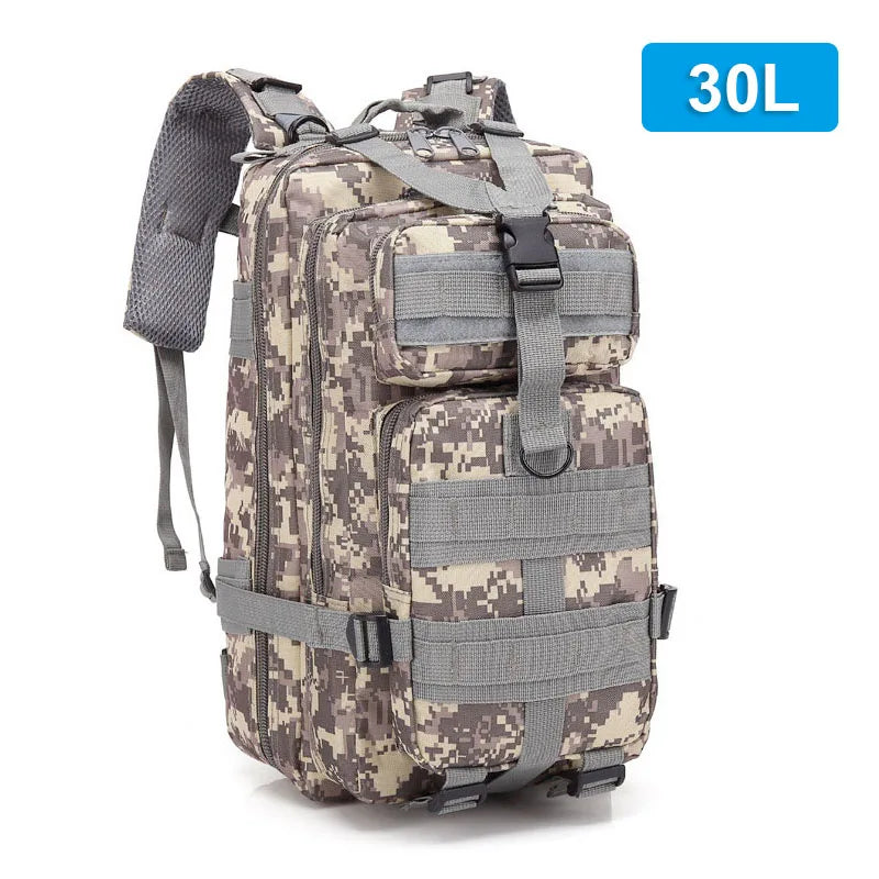 30L–50L Tactical Waterproof Rucksack – Rugged Outdoor Backpack
