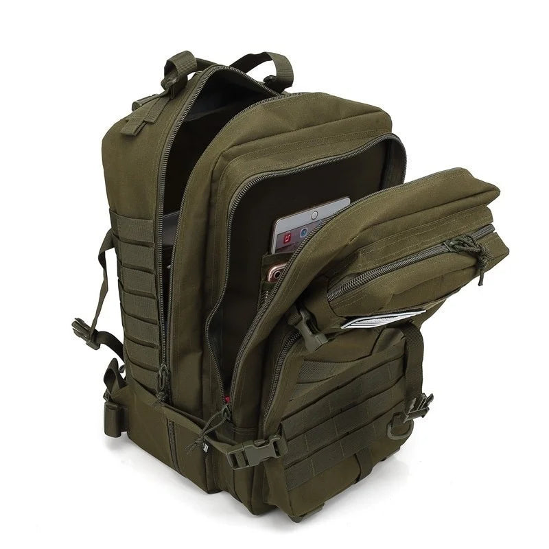 30L–50L Tactical Waterproof Rucksack – Rugged Outdoor Backpack