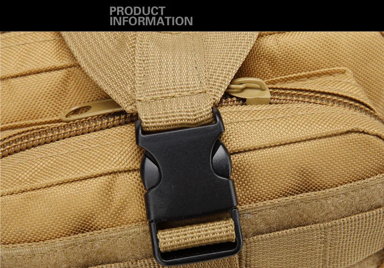 30L–50L Tactical Waterproof Rucksack – Rugged Outdoor Backpack