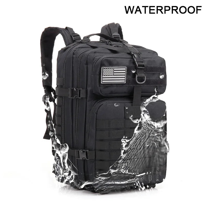 30L–50L Tactical Waterproof Rucksack – Rugged Outdoor Backpack